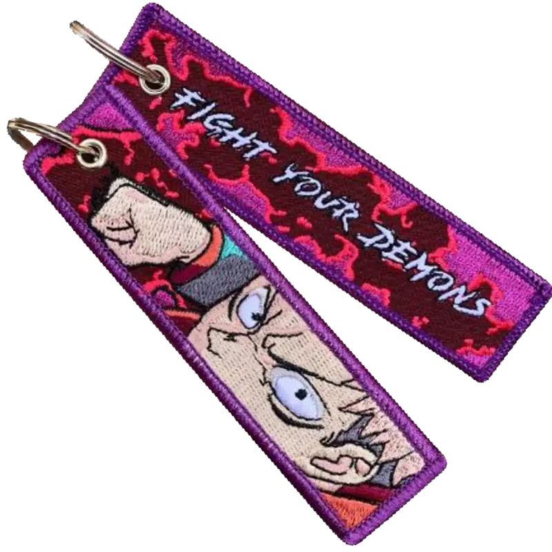 custom fabric keychains
