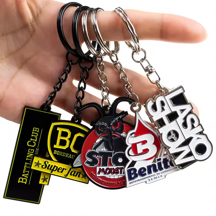 metal keychains with logo
