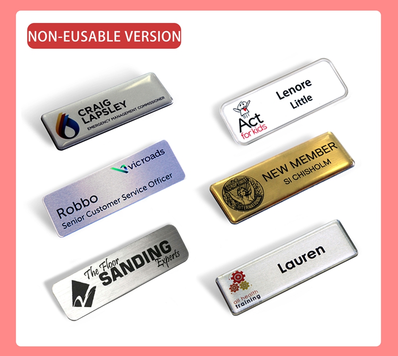 Metal Name Badges