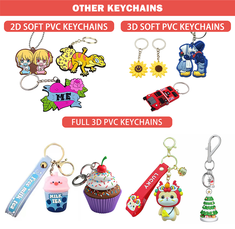 custom pvc keychain
