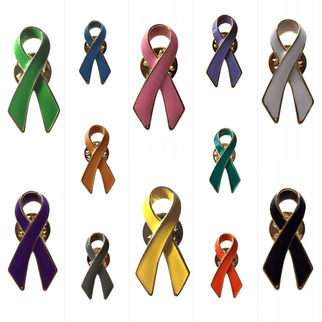 Custom ribbon badge with elegant design - premium quality ribbon badge featuring vibrant colors and customizable details, perfect for awareness campaigns, fundraising events, and commemorative occasions.