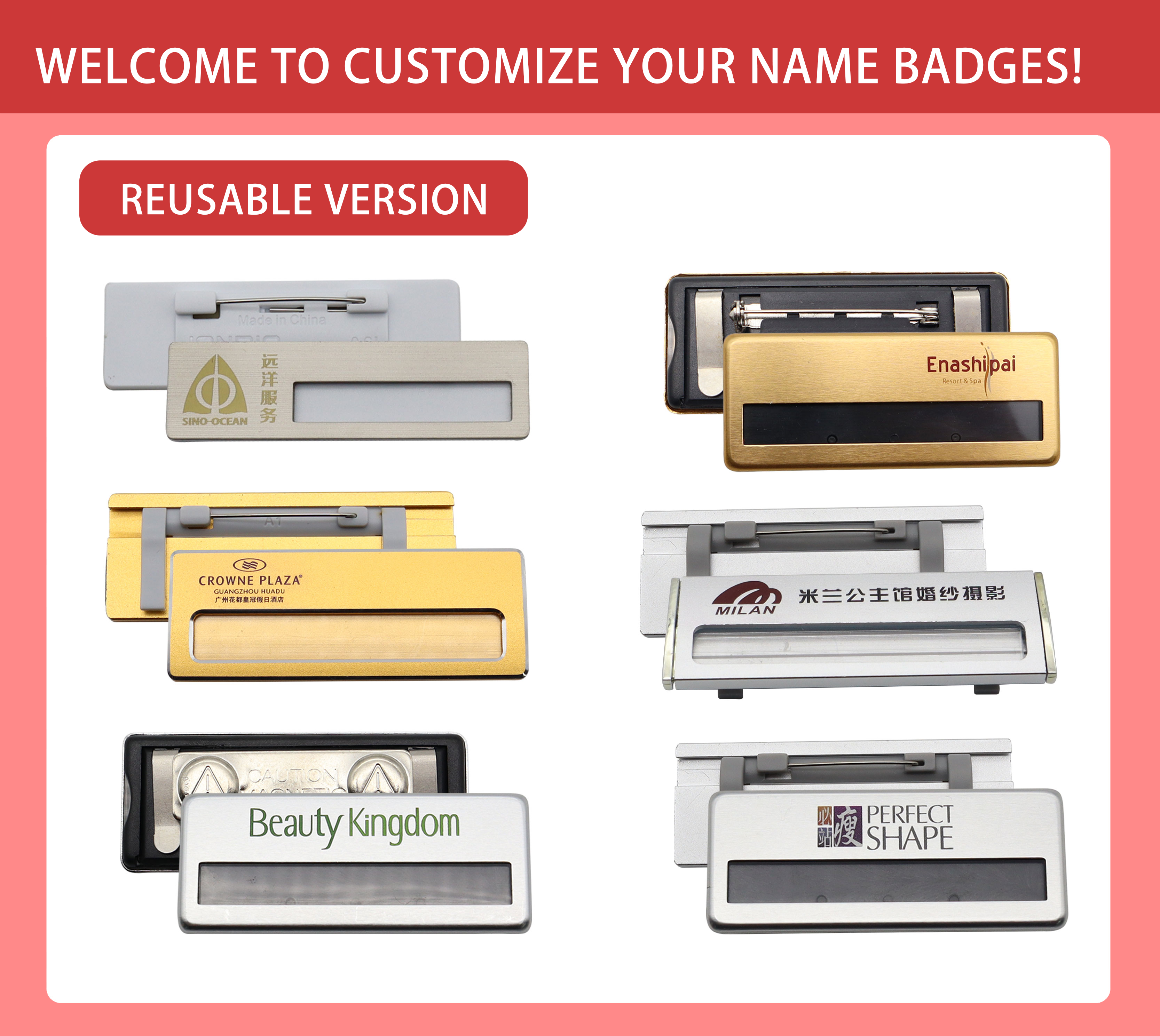 Metal Name Badges
