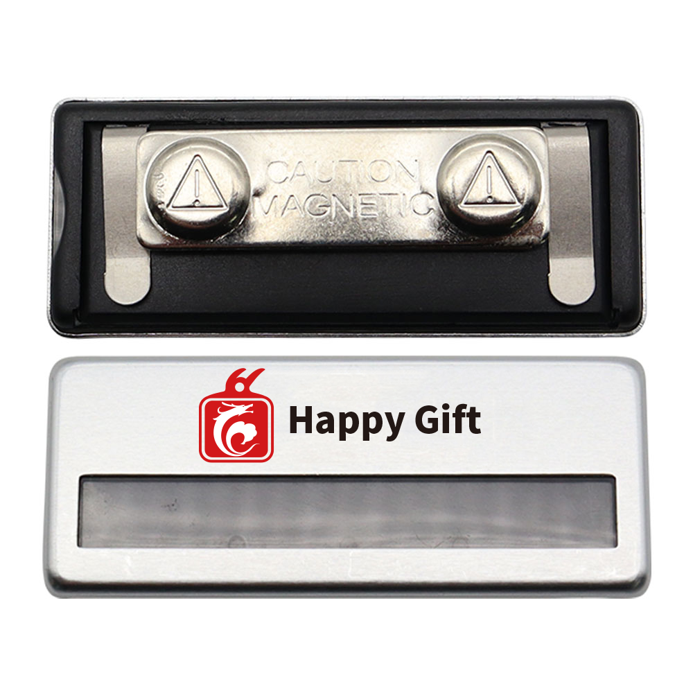 custom name badges with logo