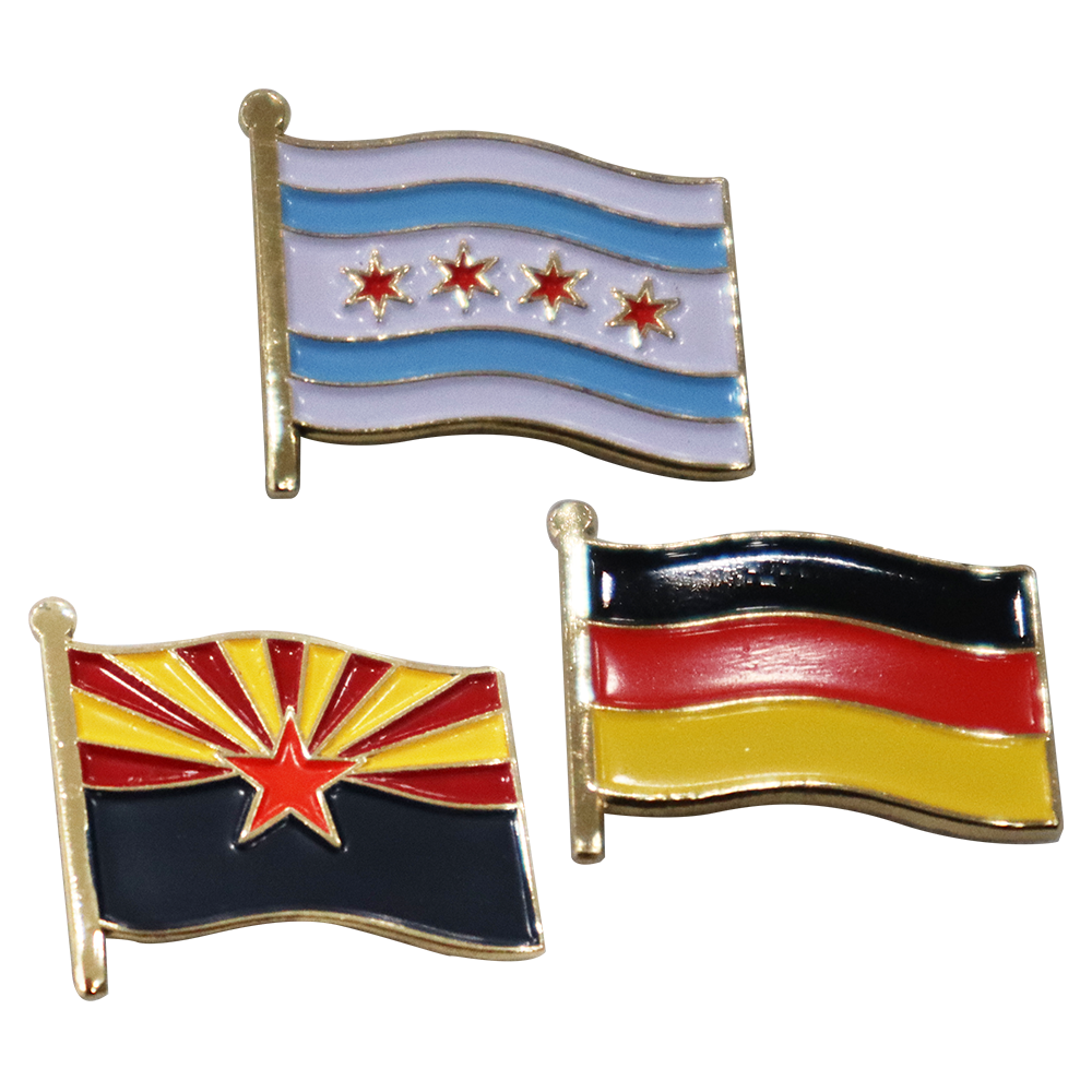 american flag lapel pin