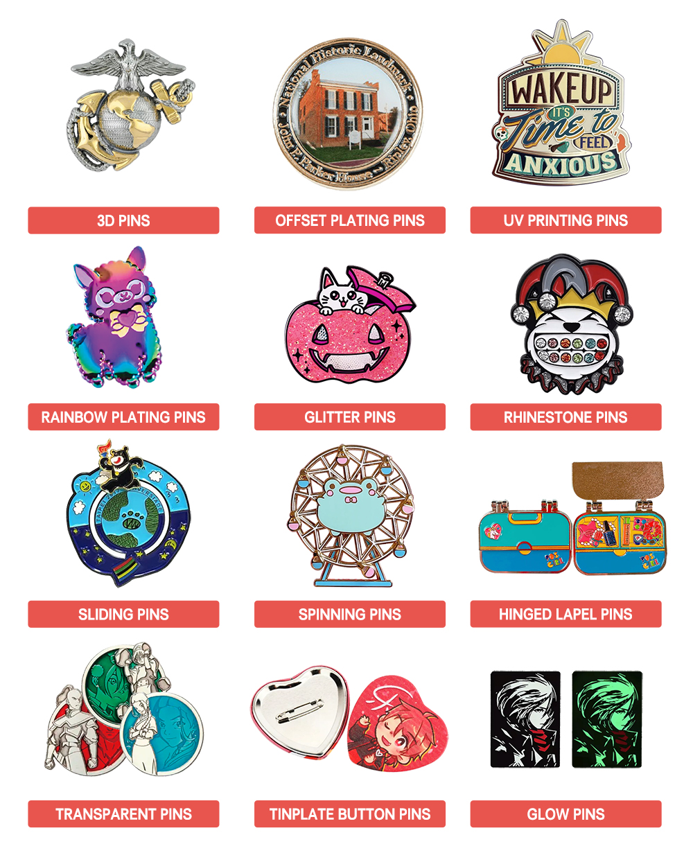 soft enamel lapel pins