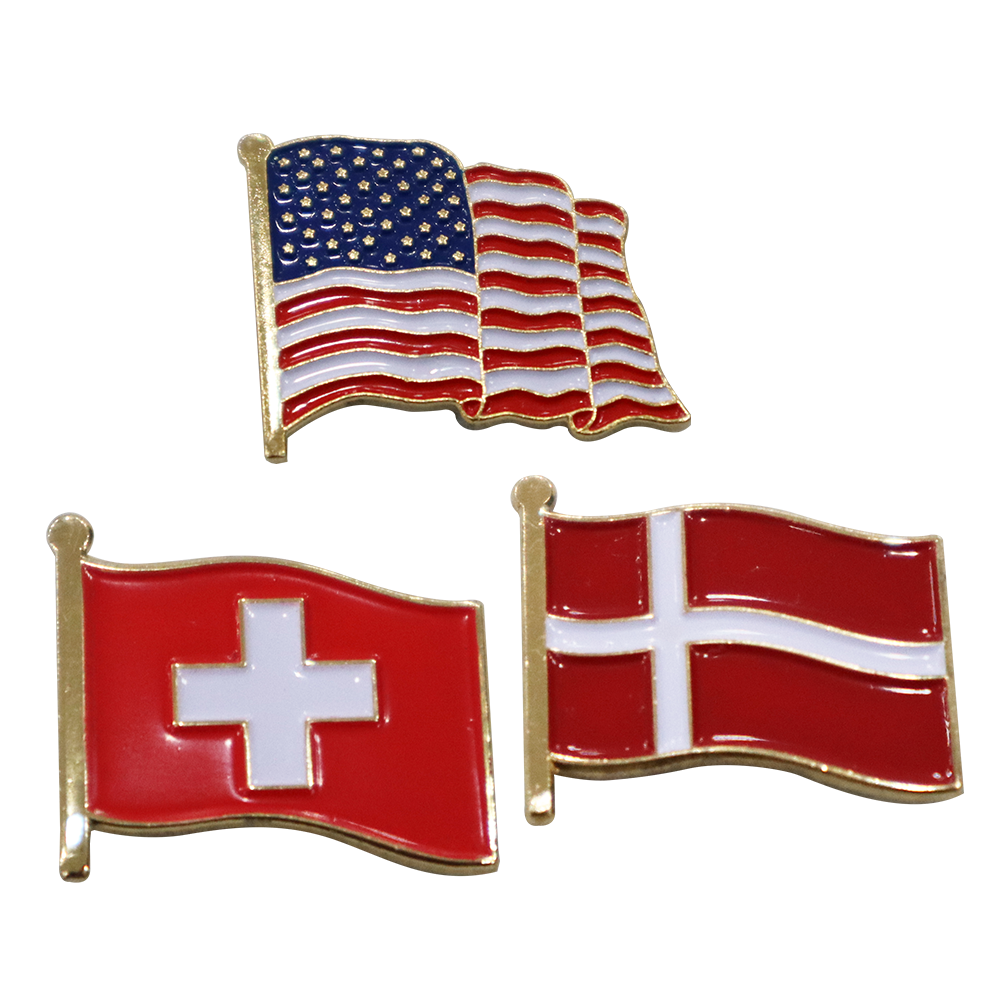 american flag lapel pin