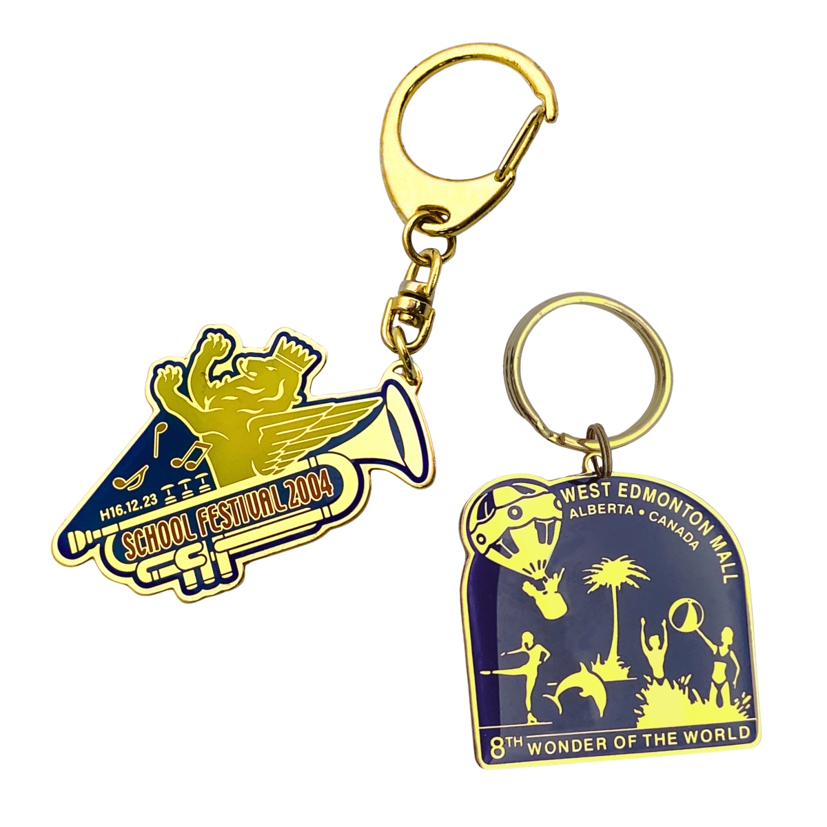 metal keychains with logo