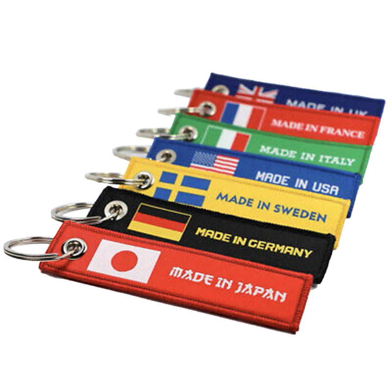 custom fabric keychains