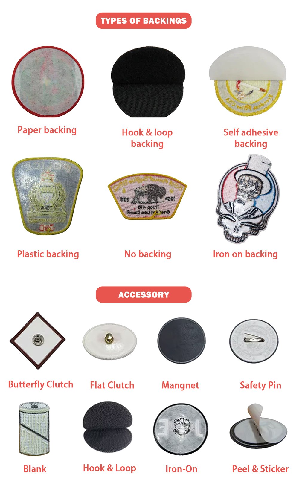 logo embroidery patches