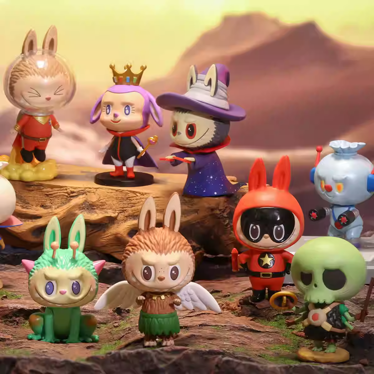 labubu keychain blind box
