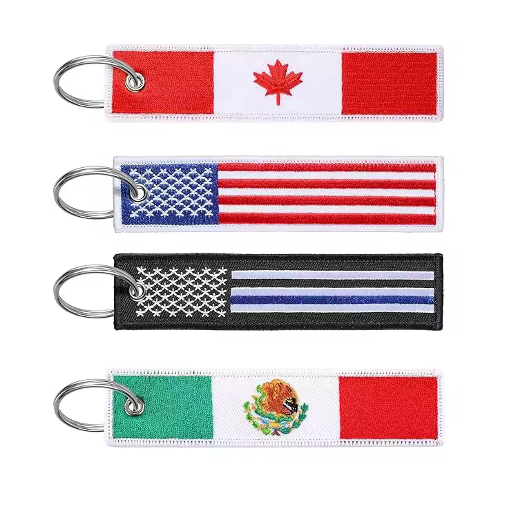 custom fabric keychains