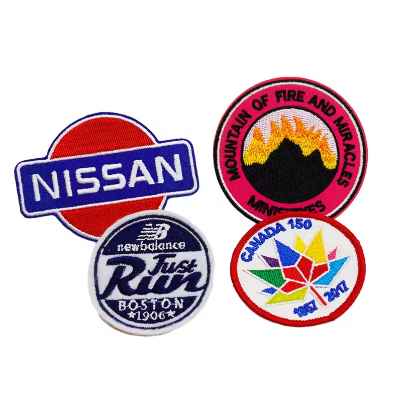 custom iron on embroidery patches