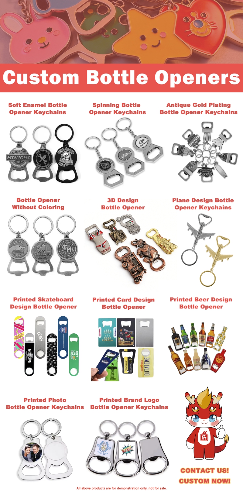 custom logo bottle opener