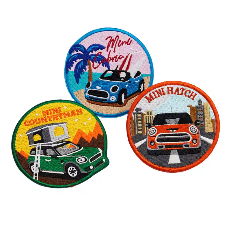 custom iron on embroidery patches
