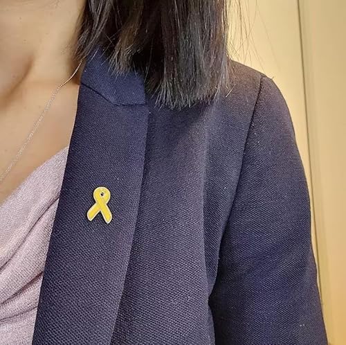 Elegant ribbon badge with premium satin finish - high-quality custom ribbon badge featuring vibrant colors and durable construction, ideal for awareness campaigns, fundraising events, and commemorative occasions.