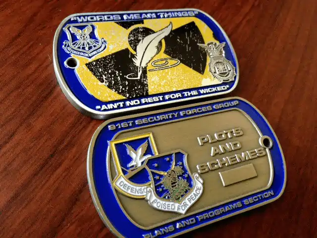 military dog tag