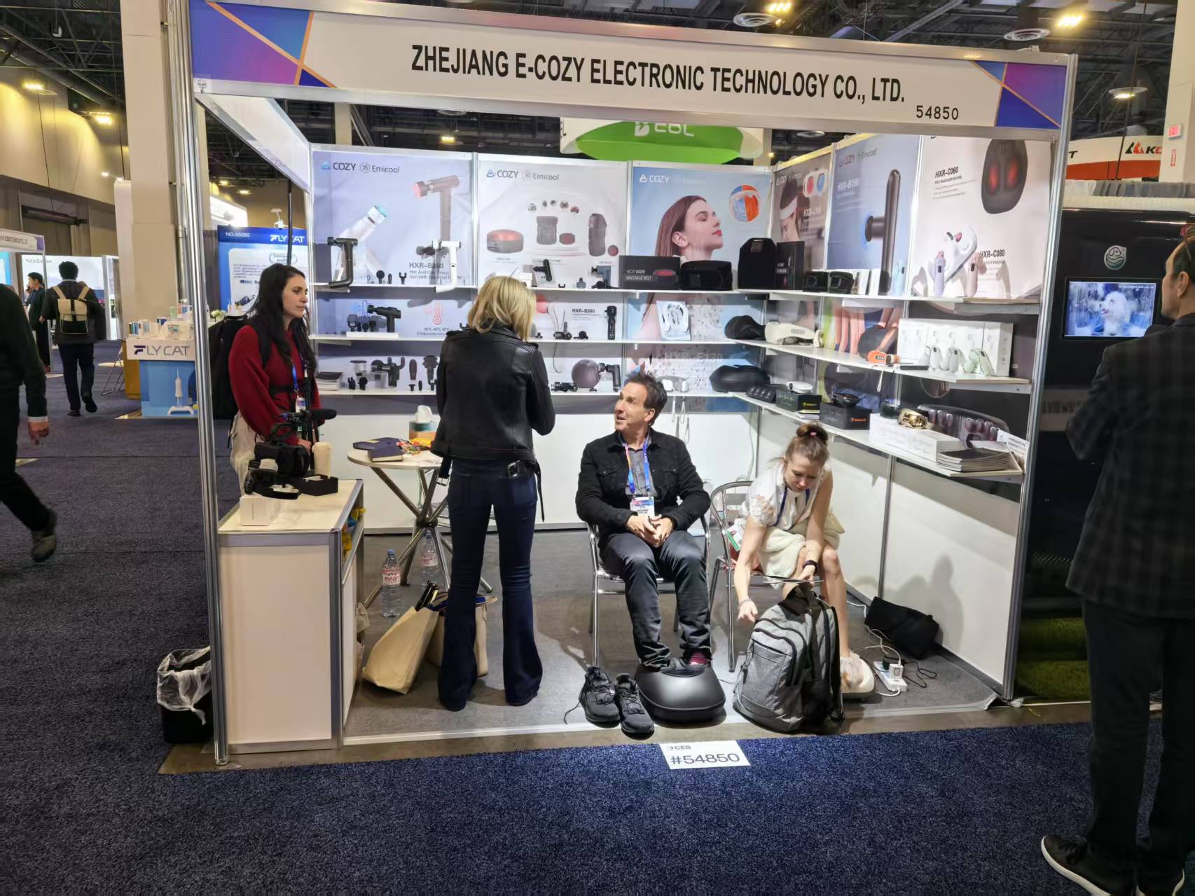 emicool message exhibiting massage stories