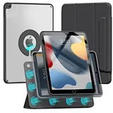 Detachable Magnetic Leather Keyboard Case for iPad Mini 6 10.2 Inch Cover for iPad 9 and 10.2