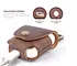Anti-lost Premium Genuine Leather Magnet Closure Flip Case Cover for Apple Wireless Earphone