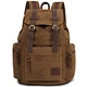 Cross-Border European American Oxford Canvas  Vintage Backpack Laptop Bag Daily Use Commuting 20-35L Cotton Burden Reduction