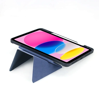Multi-Angle Foldable iPad Case Waterproof Shockproof PU Leather Cover Custom Logo OEM ODM for iPad 2025