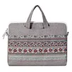 Wholesale New Laptop Bag Ethnic Style Canvas Inner Bag Light Gray Printed Handbag