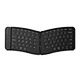 Ultra-Thin Silent Folding for Bluetooth Keyboard LED Backlit Mini Ergonomic Office Keyboard for Laptop Tablet Notebook USB 3.0