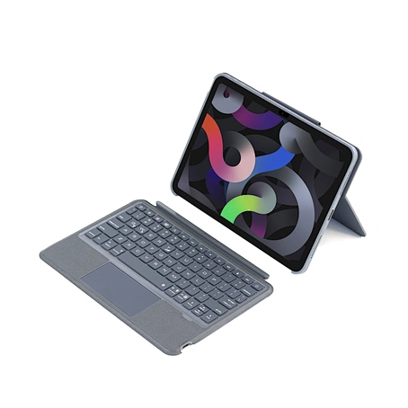 Detachable Magnetic  Keyboard Case with Integrated Multi-Touch Trackpad and Floating Stand for iPad Air and iPad Pro