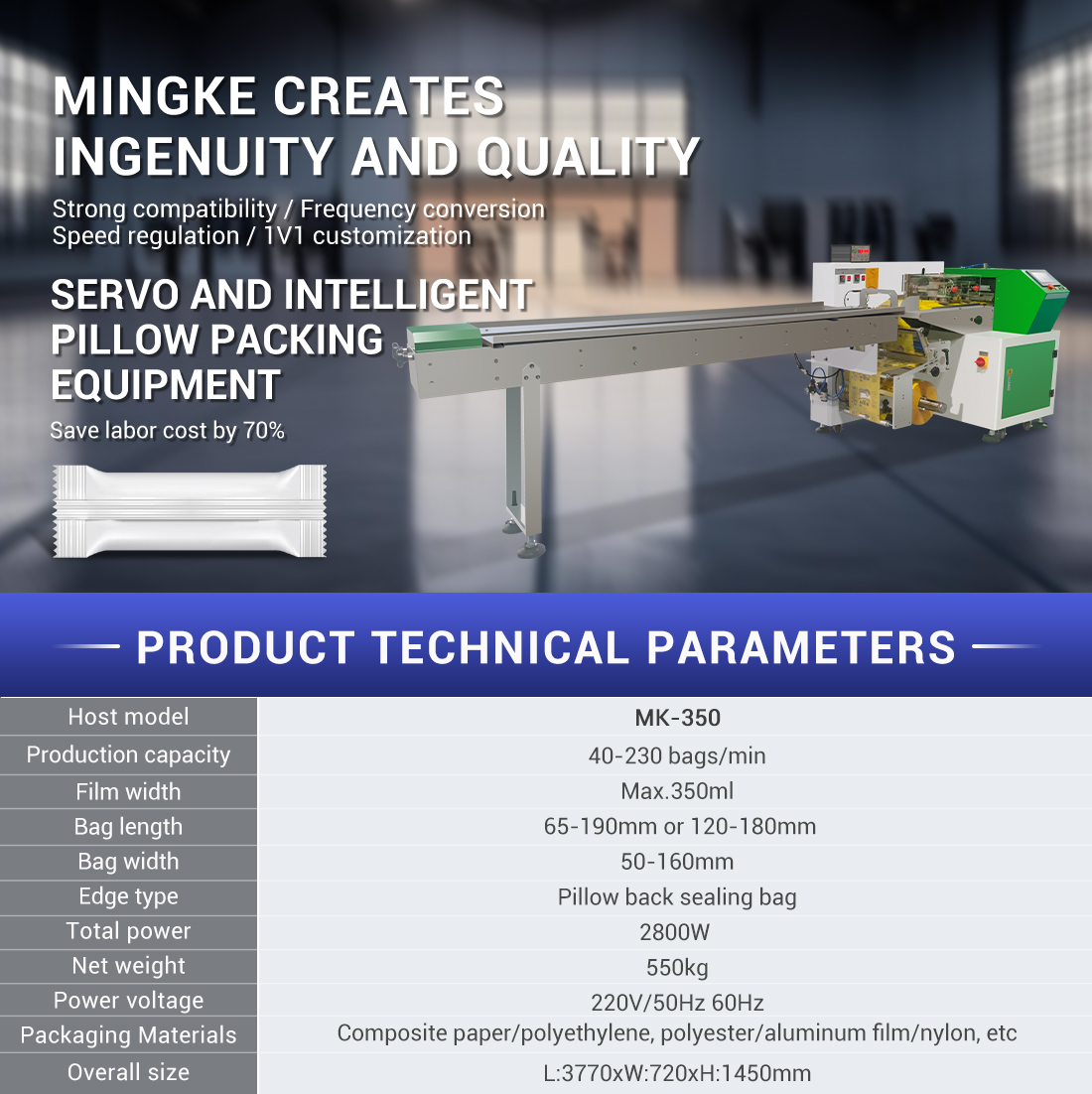 Flow Wrap Machine