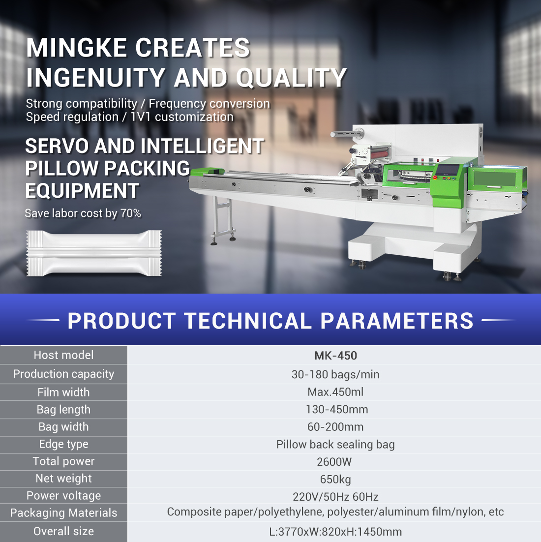 Flow Wrap Machine
