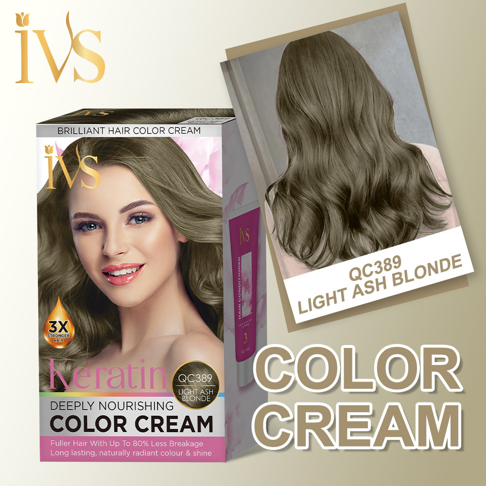 Custom Packaging Light Ash Blonde Hair Dye Manufacturer