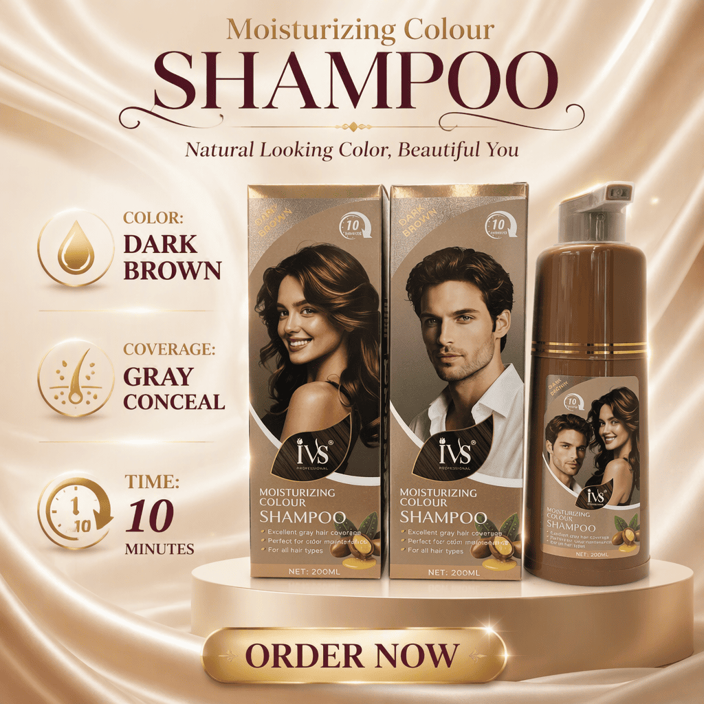 Brown colour shampoo