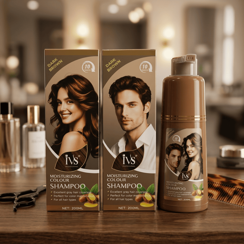 Grey cover colour shampoo