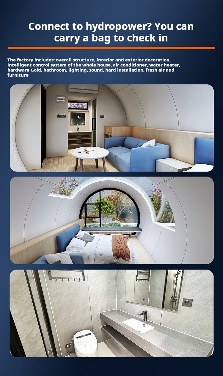 Foldable Container House,Space Capsule House,apple capsule house