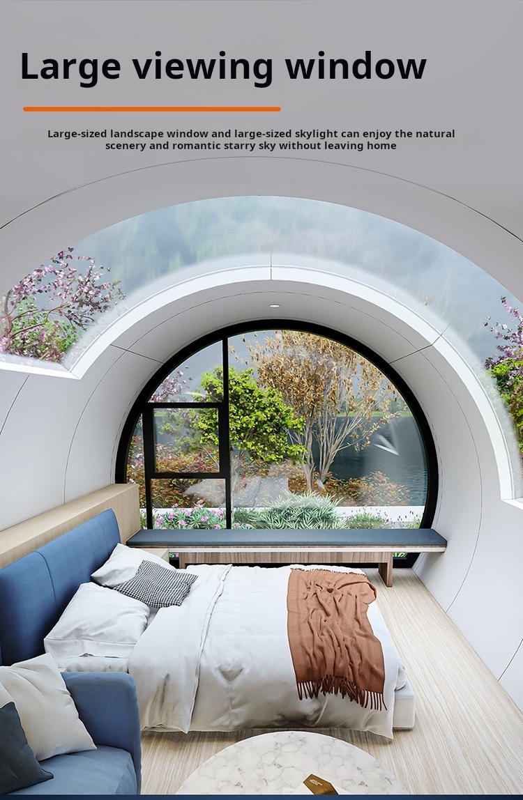 Foldable Container House,Space Capsule House,apple capsule house