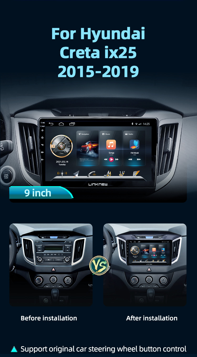 Car navigation android car dvd player