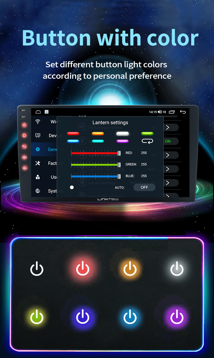 Car navigation android car dvd player