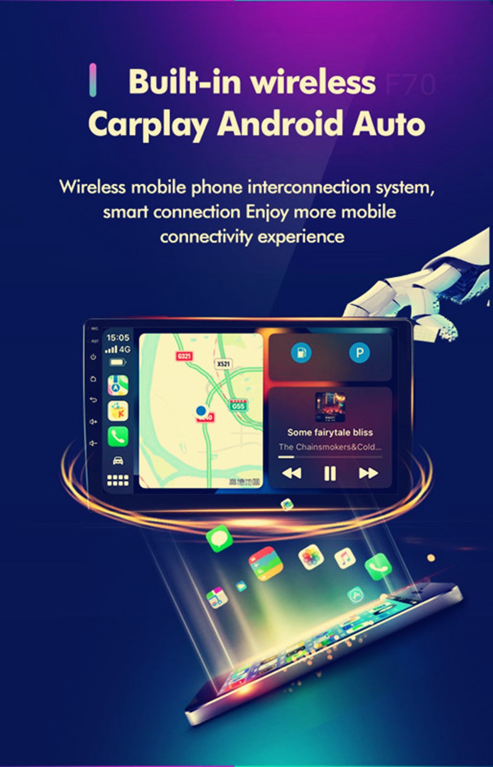 A133 Car Gps Navigation 360 Function