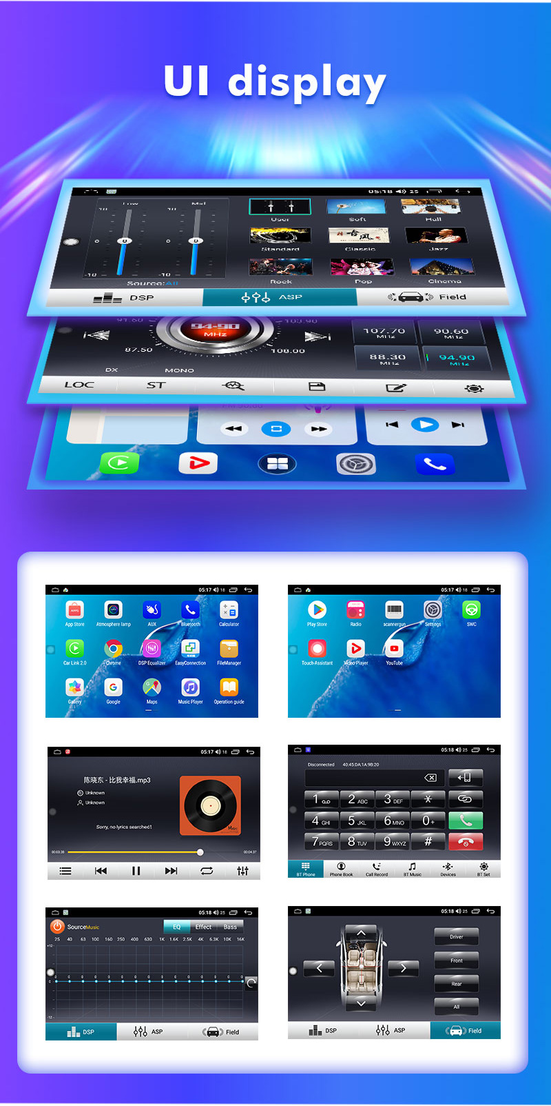 5G Wifi Car Android Dvd Player