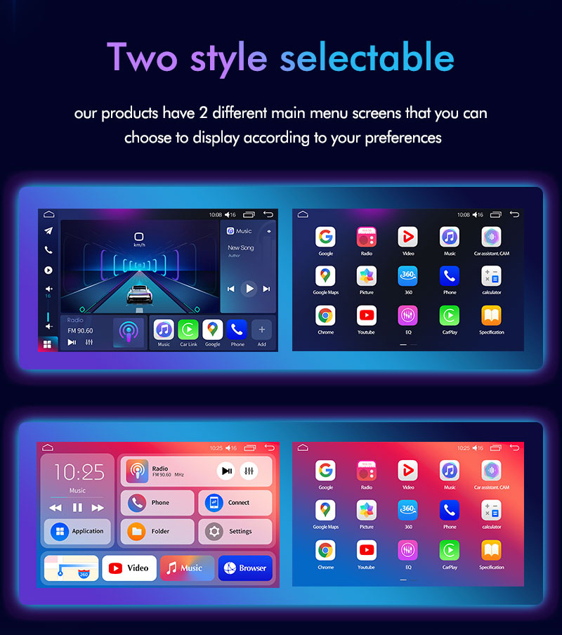 7862 car android 9 inch touch screen