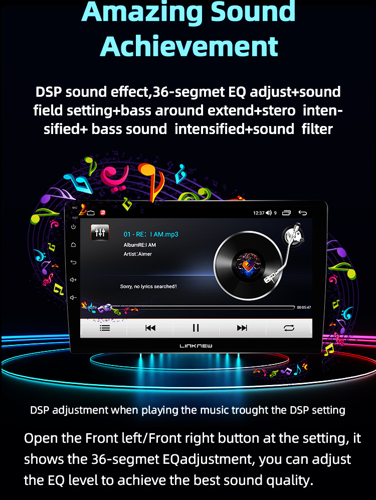 Car navigation android car dvd player