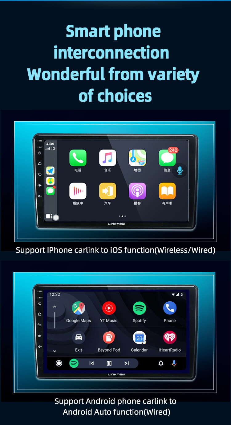 Car navigation android car dvd player
