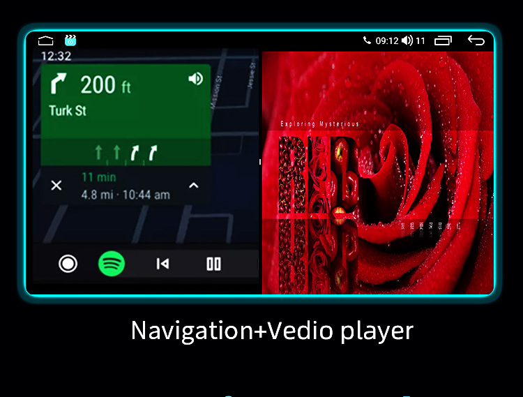 Car navigation android car dvd player