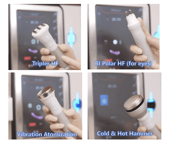 The Hydro Oxygen Facial Machine Handle Functions 2
