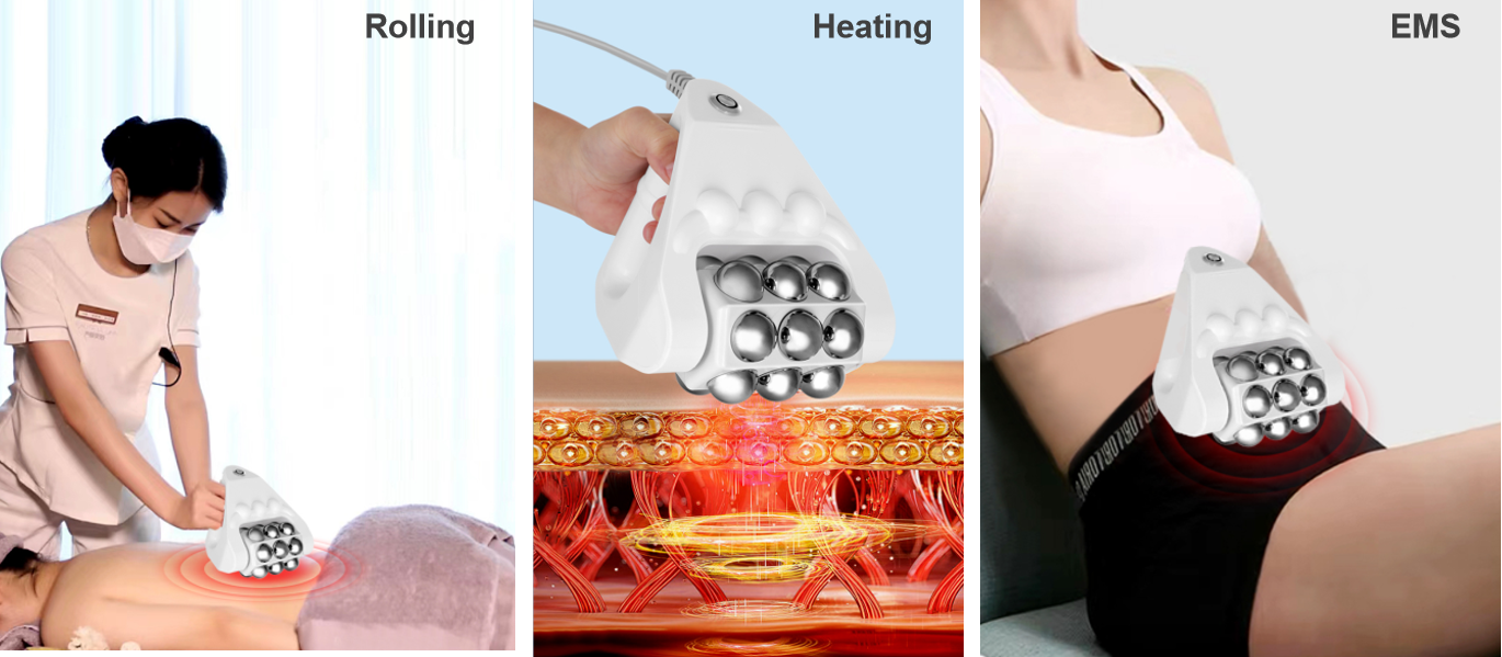 cellulite reduction roller device