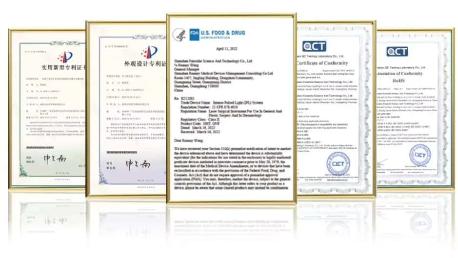 laser hair removal machine certifications