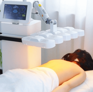 full body led light therapy for relieving back pain.