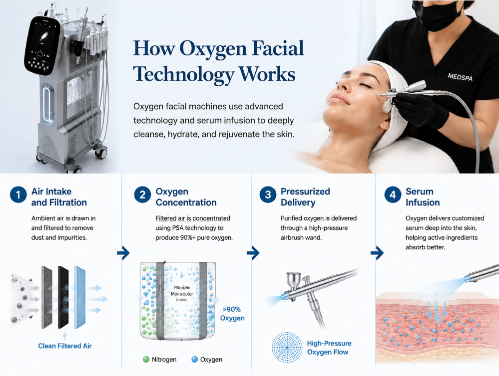 How Oxygen Facial Technology Works