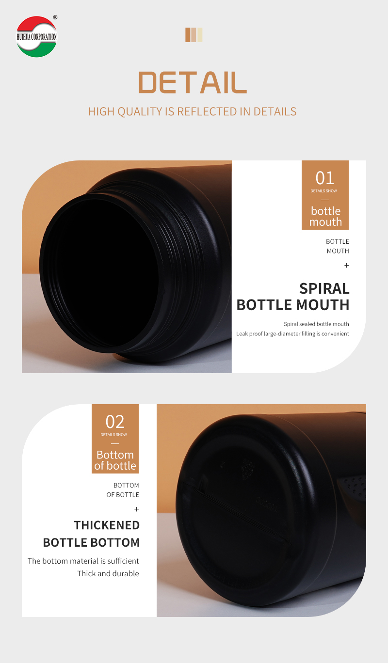 Black Plastic Jars