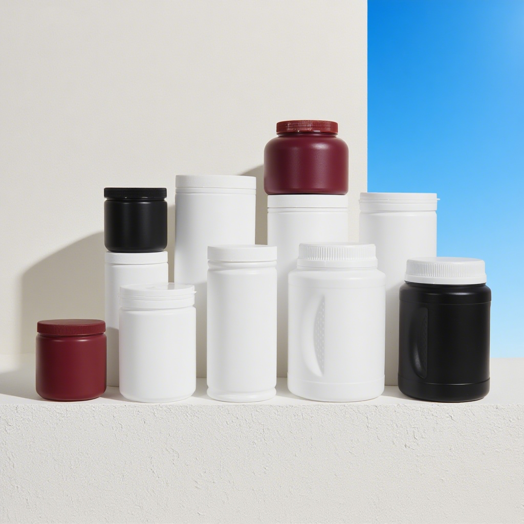 HDPE plastic bottle